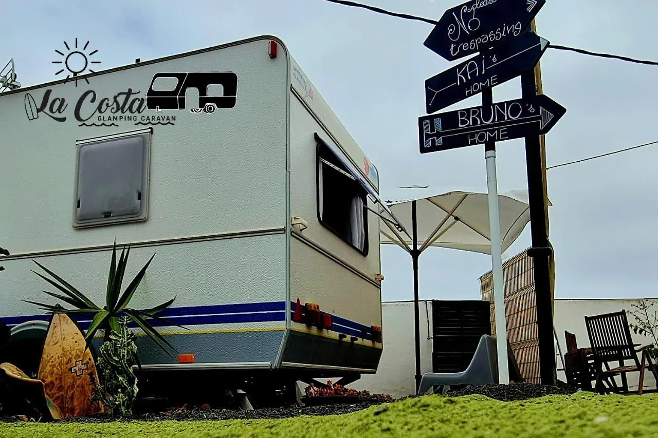 Tente de luxe Glamping Caravan Lanzarote Tinajo Espagne