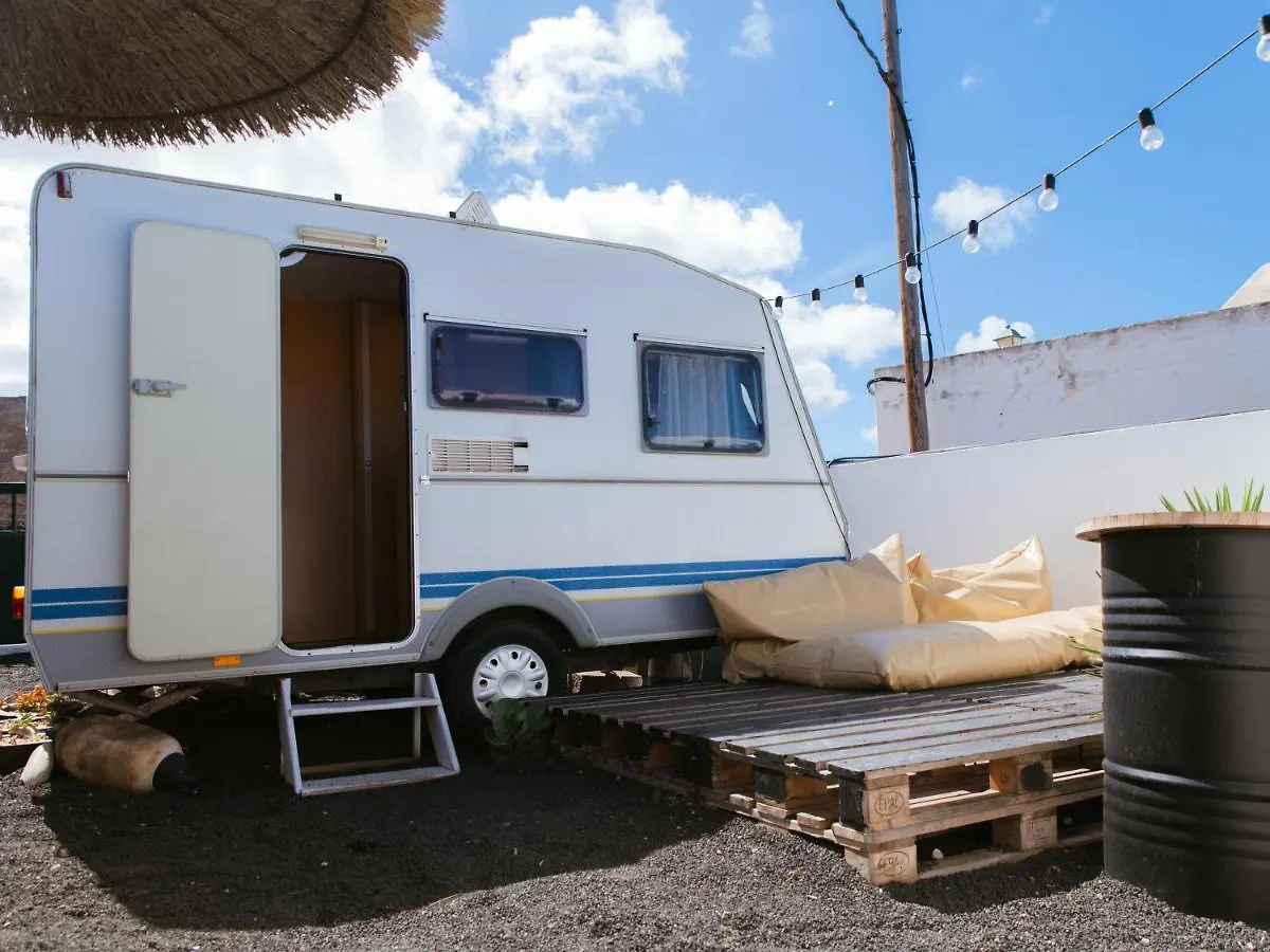 Glamping Caravan Lanzarote Tinajo Luxury tent