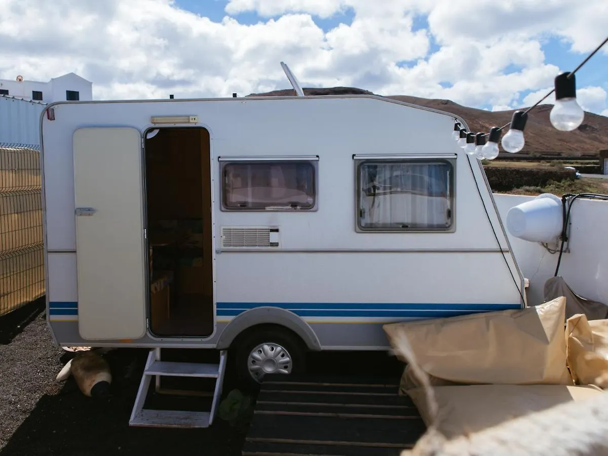 Glamping Caravan Lanzarote Tinajo Luxury tent